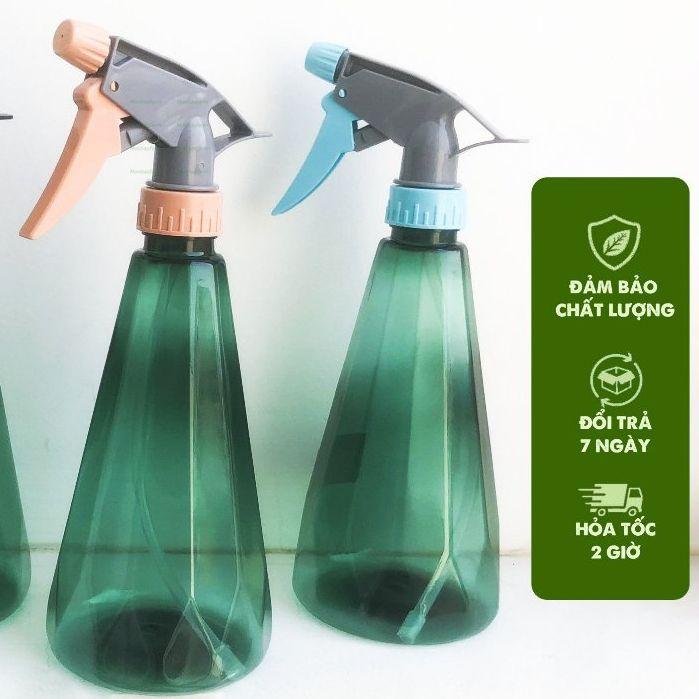 Bình xịt đa năng 500ml - Bình Xịt Nước Phun Sương -Bình Tưới Cây, xịt lau kính, phun sương đa năng tiện ích